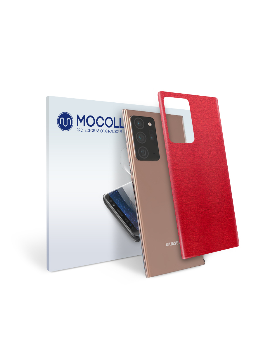 

Пленка защитная MOCOLL для задней панели Samsung GALAXY Note 10 lite Металлик красный