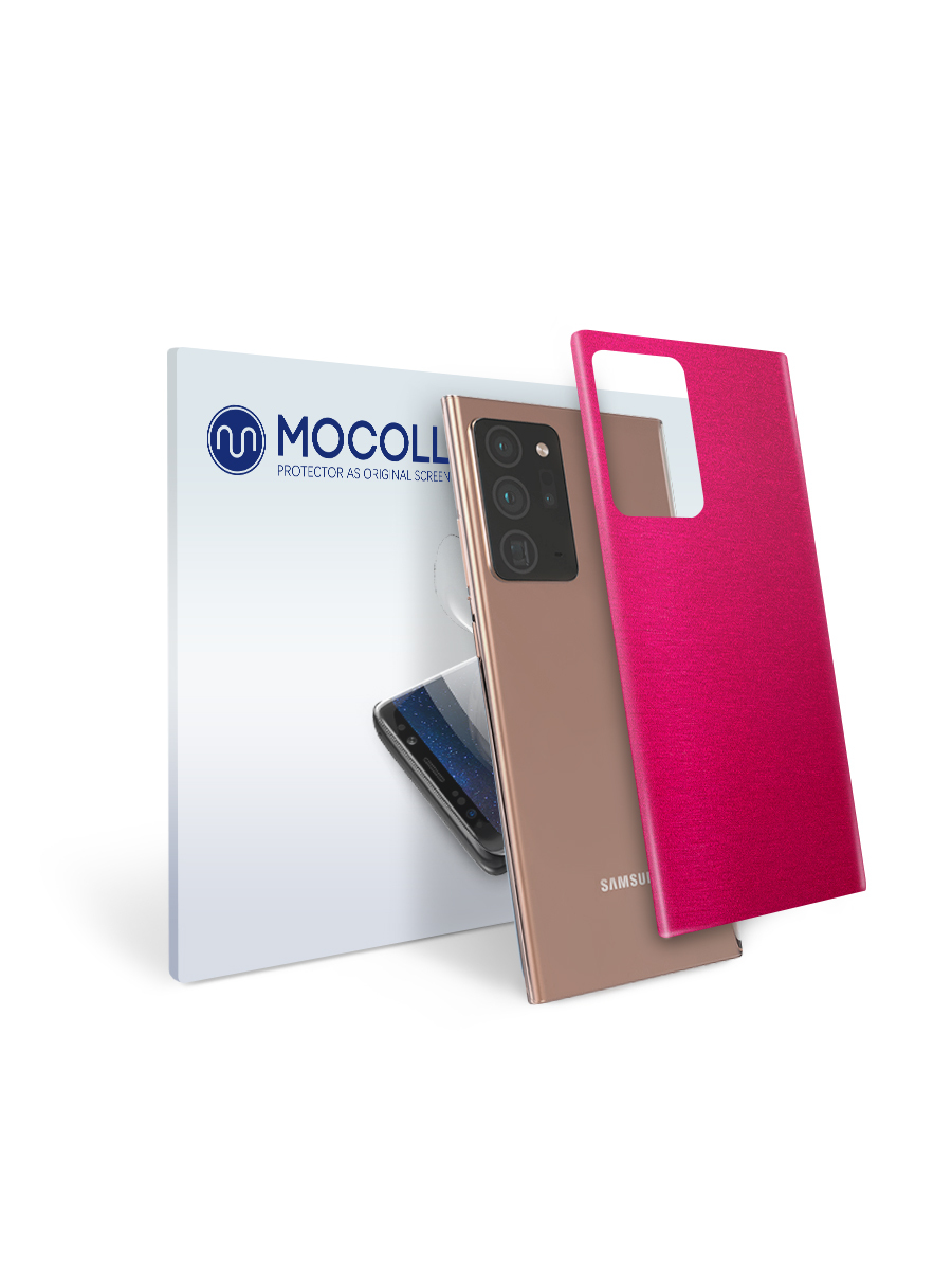 

Пленка защитная MOCOLL для задней панели Samsung GALAXY Note 10 lite Металлик розовый