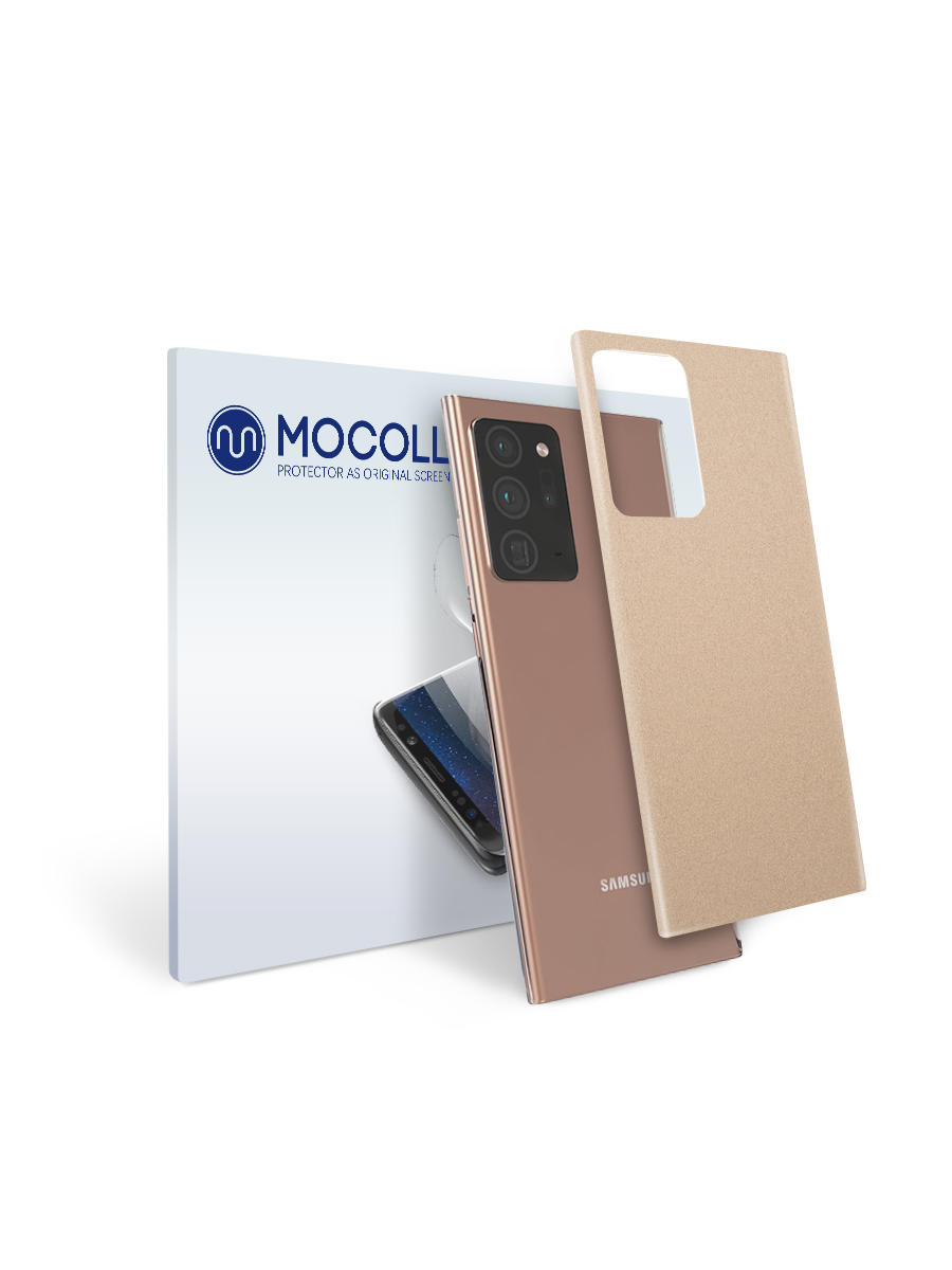 

Пленка защитная MOCOLL для задней панели Samsung GALAXY Note 10 Lite кожа светлая