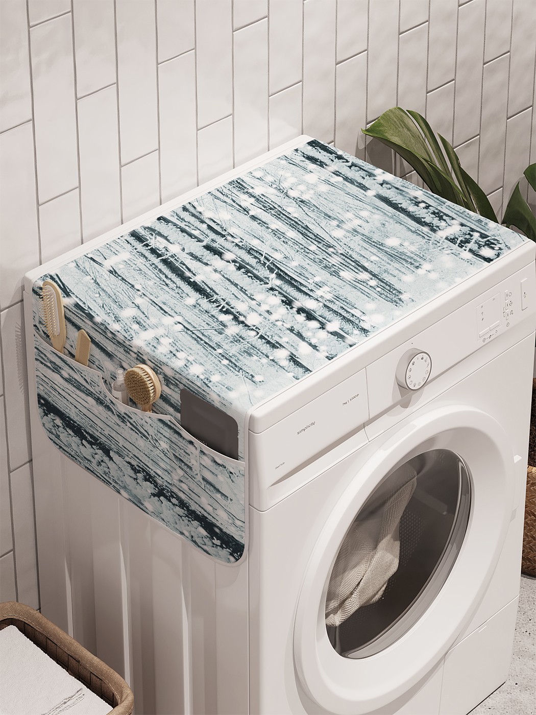 

Органайзер "Снежная пена" на стиральную машину, 45x120 см