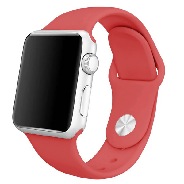 Ремешок Krutoff Silicone для Apple Watch 42/44mm (red)