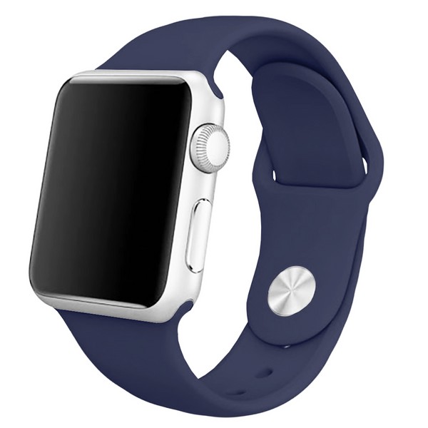 Ремешок Krutoff Silicone для Apple Watch 42/44mm (midnight blue)