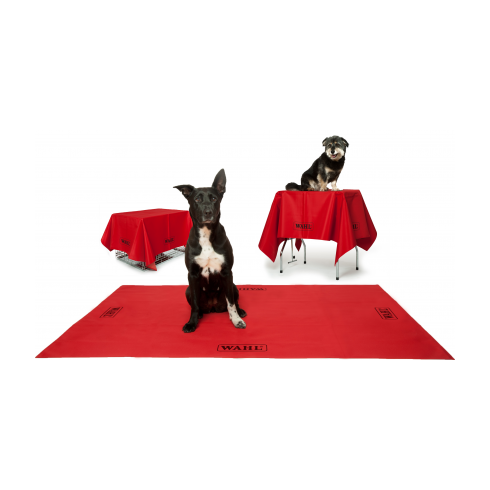 Накидка для грумерского стола Wahl Grooming, красная, 181х140 см
