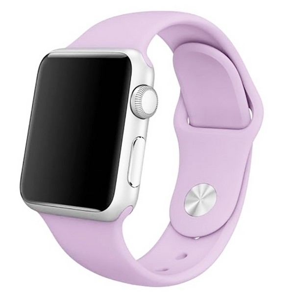 Ремешок Krutoff Silicone для Apple Watch 38/40mm (purple)