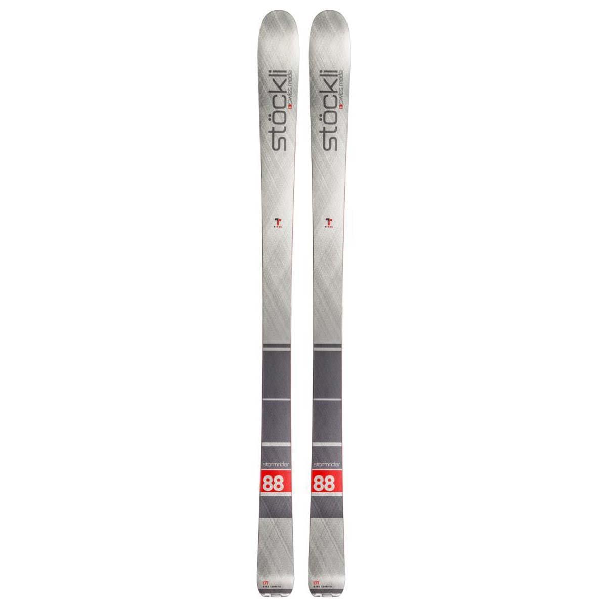 фото Горные лыжи stockli stormrider 88 + крепления xm 13 2020, silver, 177 см