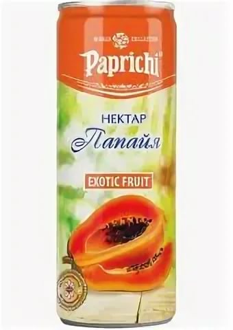 

Нектар Paprichi Папайя ж/б 250 мл