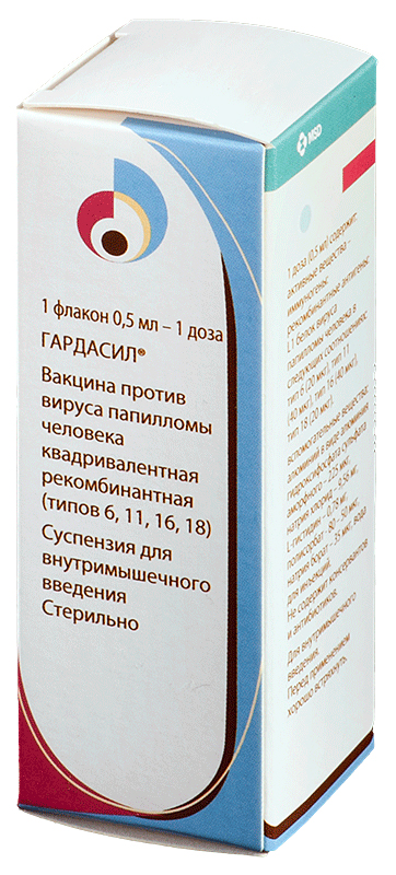 Гардасил суспензия для в/м введ.фл.0,5 мл №1