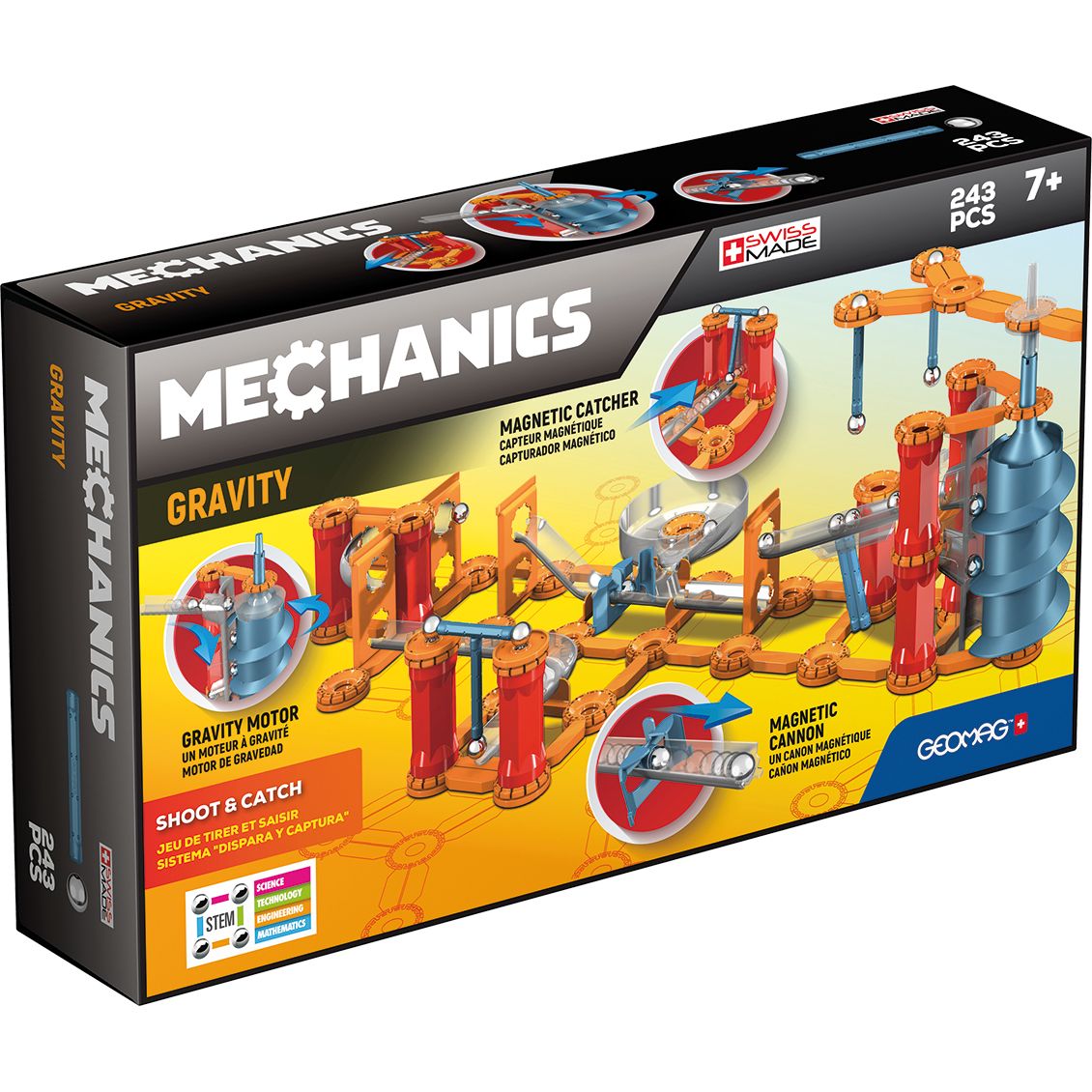 Магнитный конструктор Mechanics Gravity 243 детали 7499₽