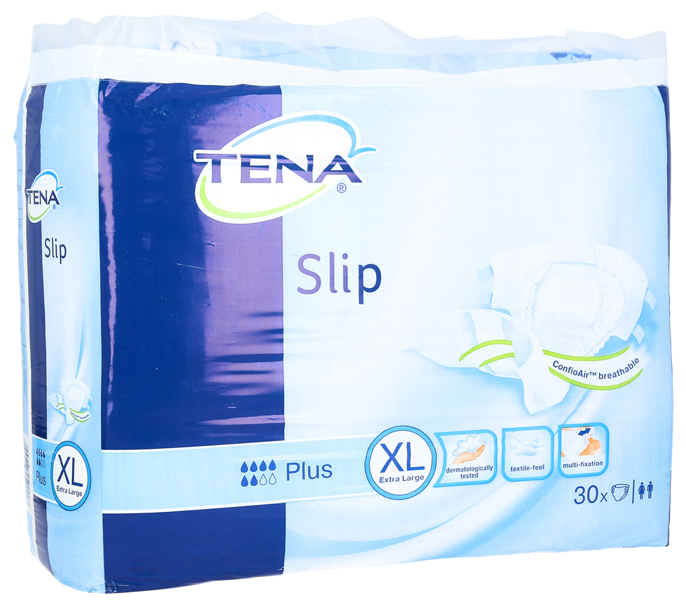 Купить Slip Plus, Подгузники для взрослых Тена Слип Плюс XL 30 шт., TENA