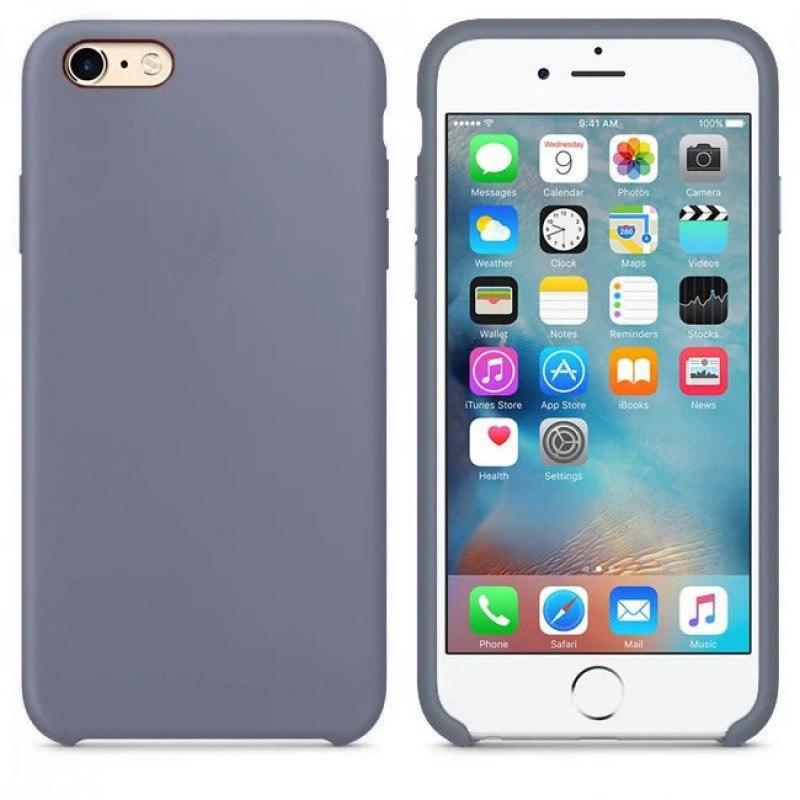 фото Чехол silicone для iphone 6/6s overlay (темная лаванда) ёmart