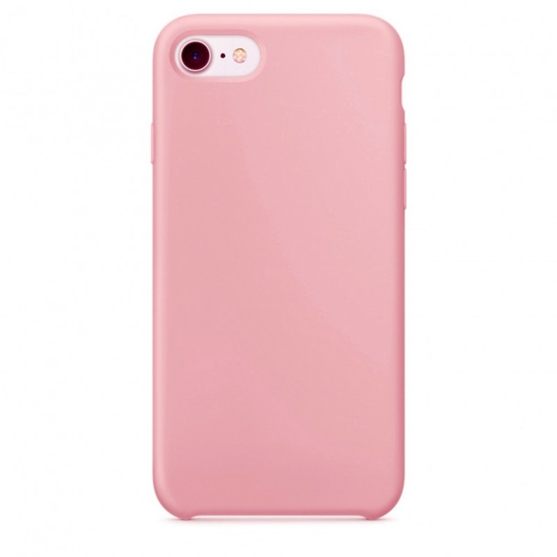 фото Чехол silicone для iphone 7/8 overlay (розовый) ёmart