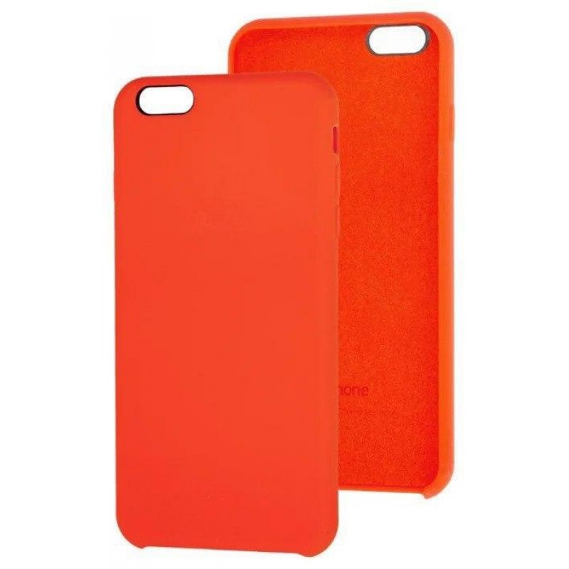 фото Чехол silicone для iphone 6/6s overlay (оранжевый/абрикосовый) ёmart