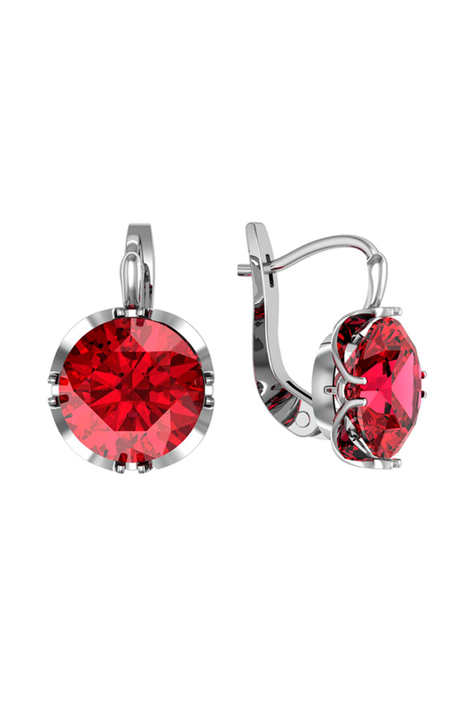 

Серьги женские из серебра ПРИВОЛЖСКИЙ ЮВЕЛИР 331250-FA49, рубин, 331250-FA49