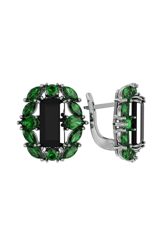 

Серьги женские из серебра ПРИВОЛЖСКИЙ ЮВЕЛИР 351297-AG73FA22, агат, 351297-AG73FA22