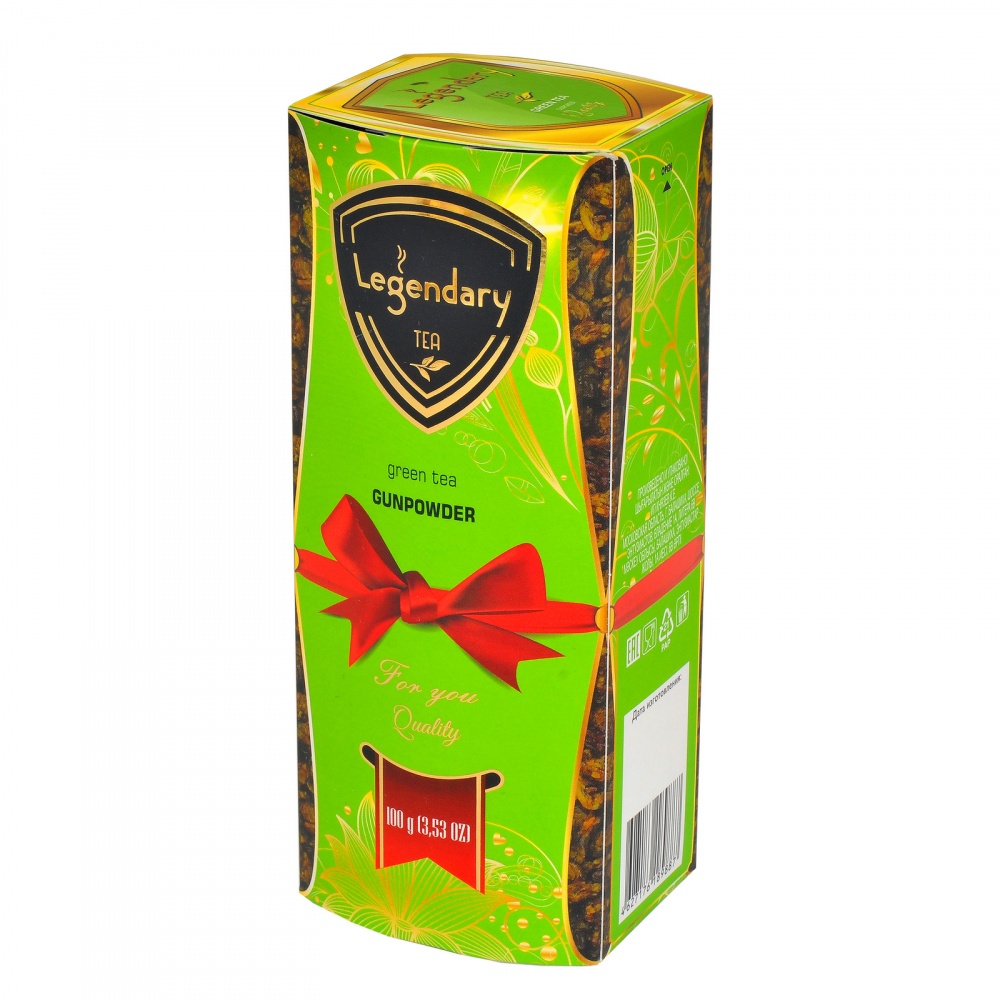 

Чай Legendary Зеленый Gunpowder, листовой, 100 гр