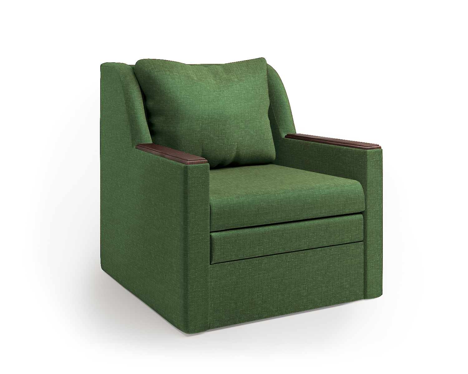 фото Кресло-кровать соло зеленый шарм-дизайн