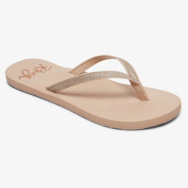 

Вьетнамки женские Roxy Napili Tan ARJL100673 бежевые 8 US, Бежевый, Napili Tan ARJL100673