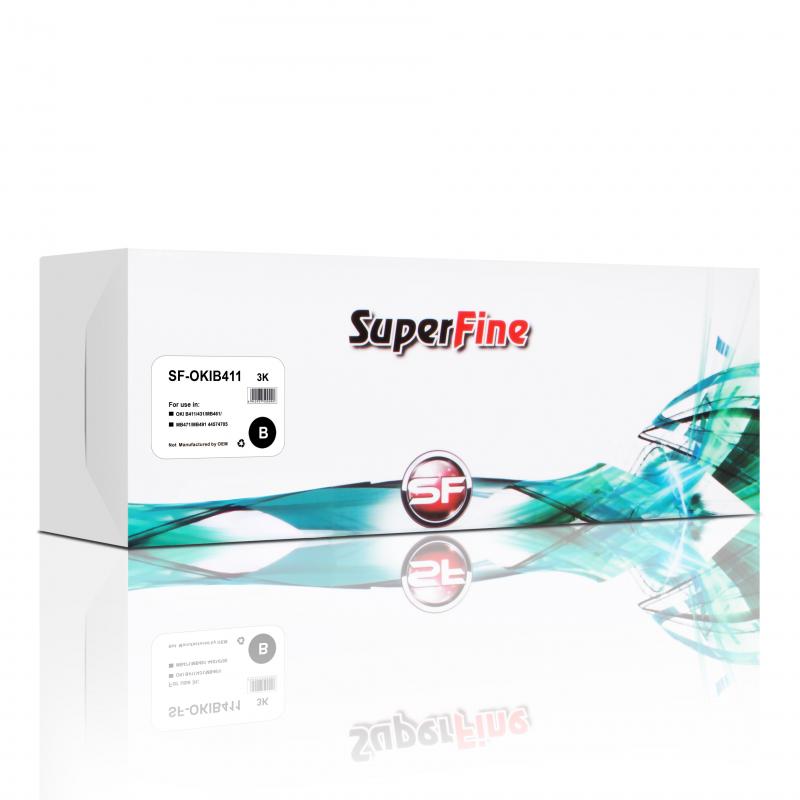

Картридж для лазерного принтера SuperFine SF-OKIB411 черный, SF-OKIB411