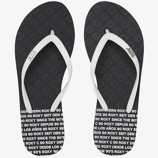 

Вьетнамки женские Roxy Viva Stamp Black Print ARJL100683 черные 6 US, Viva Stamp Black Print ARJL100683
