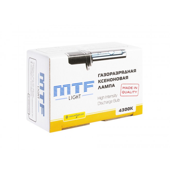 Ксеноновые лампы MTF Light H3 4300К XBH3K4