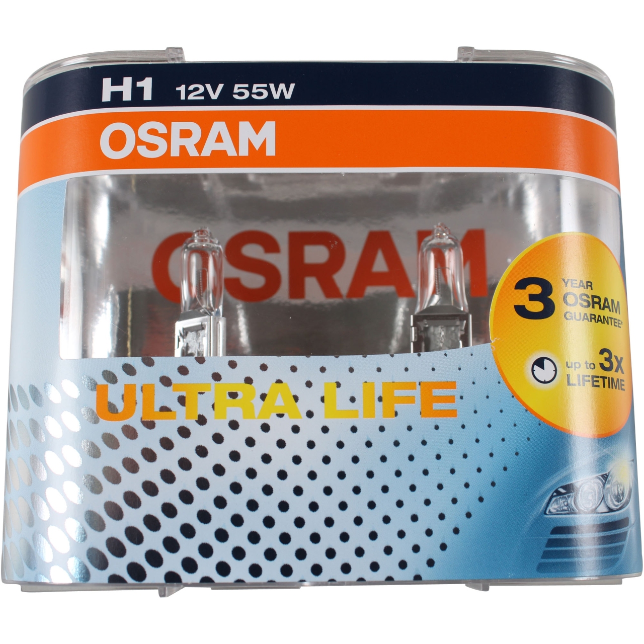 фото Лампа галогенная osram н11 12v 55w pgj19-2 silver star 2.0 duo box 64150ulthcb