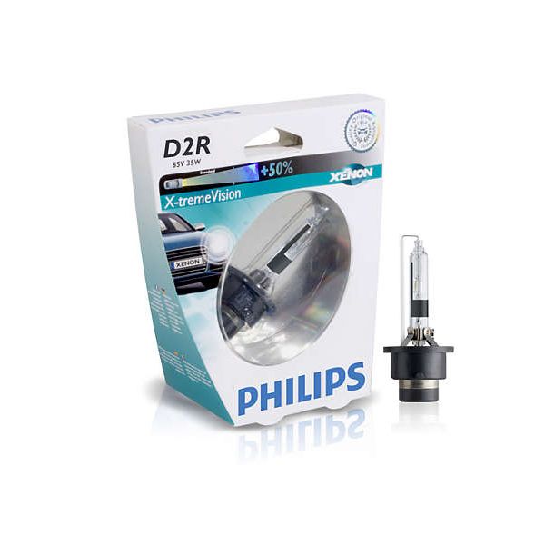 Ксеноновая лампа Philips D2S 12V 35W P32d-2+50% Xenon X-tremeVision 4800K блис-р 85122XVS1