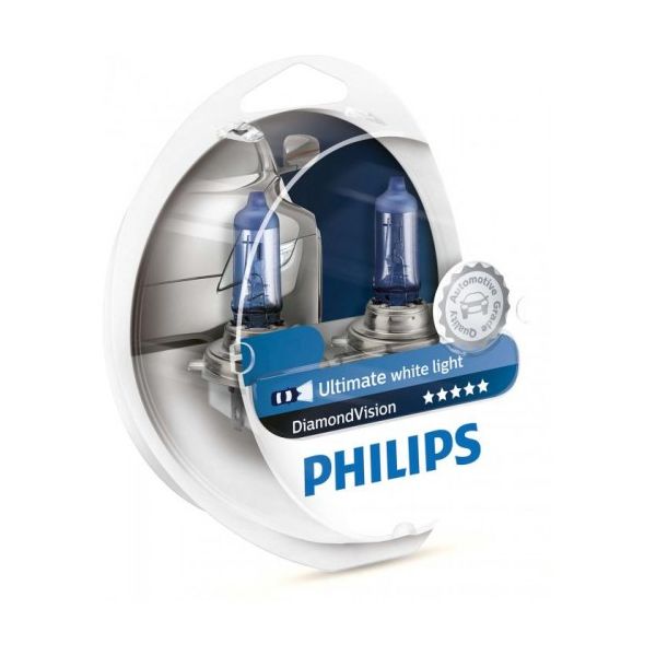 

Лампа галогенная Philips HB4 12V- 55W P 22d Diamond Vision 2шт 9006DV2