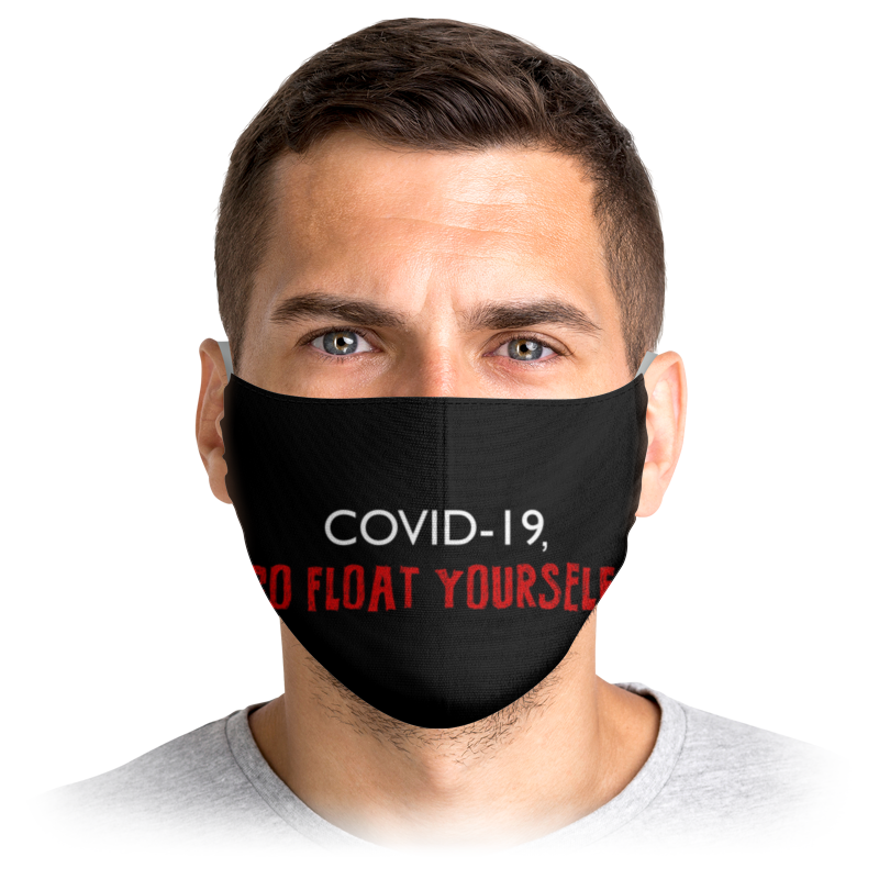 

Многоразовая маска Printio Да пошёл ты covid-19 черная L, Да пошёл ты covid-19