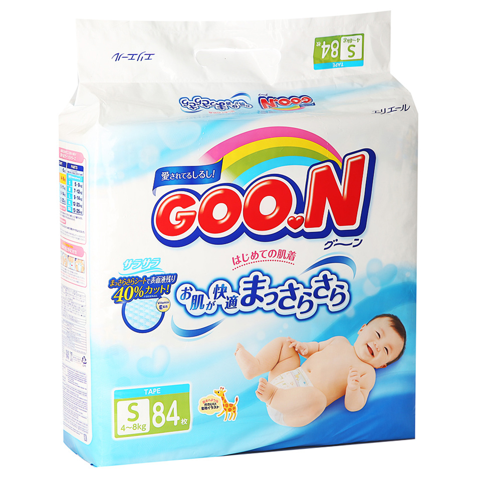 фото Подгузники goon s (4-8 кг), 84 шт.