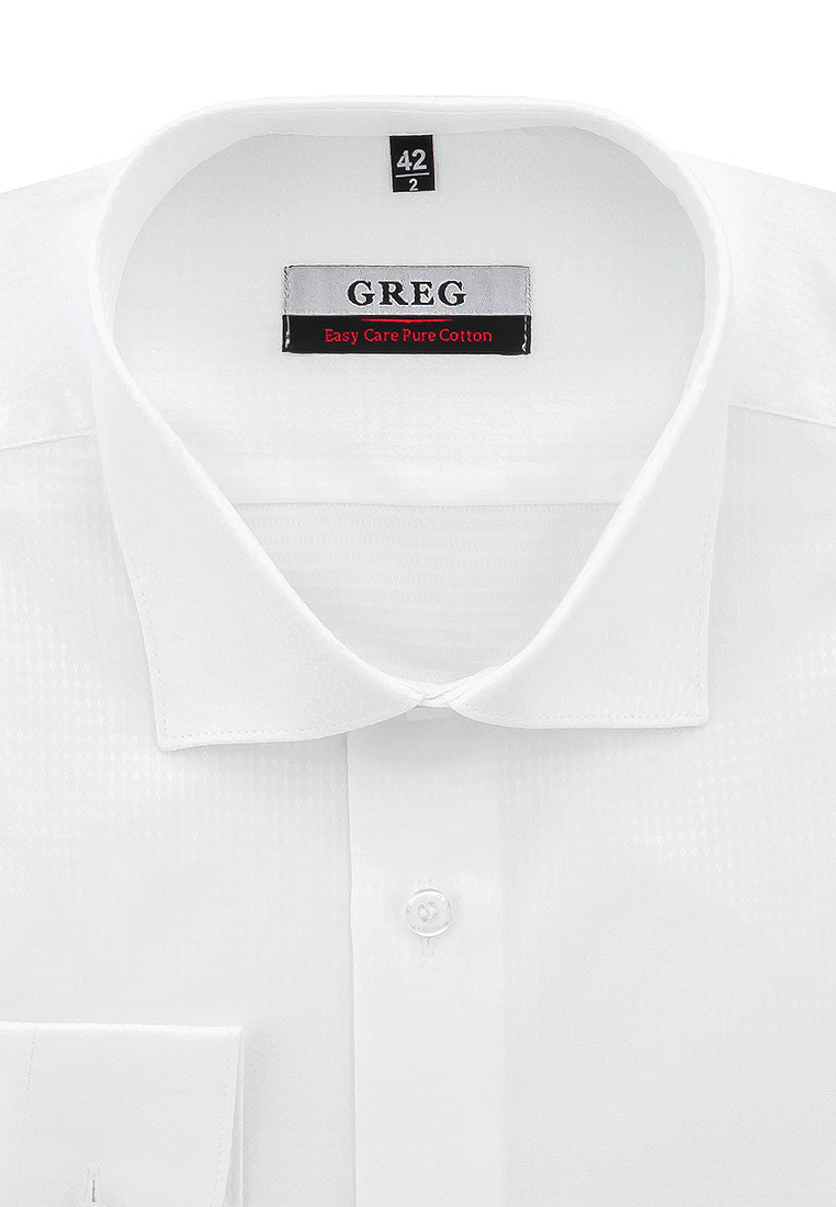 Рубашка мужская Greg 113/131/6001/Z_GB белая 44