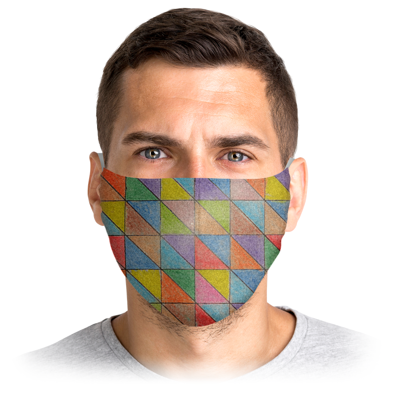 

Многоразовая маска Printio Stop virus! зеленая L, Stop virus!