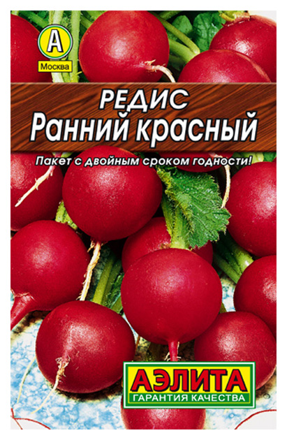 

Семена редис Аэлита Ранний красный 00-00584112 1 уп.