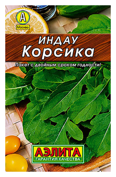 

Семена зелени и пряностей Аэлита Индау руккола Корсика 0,3 г