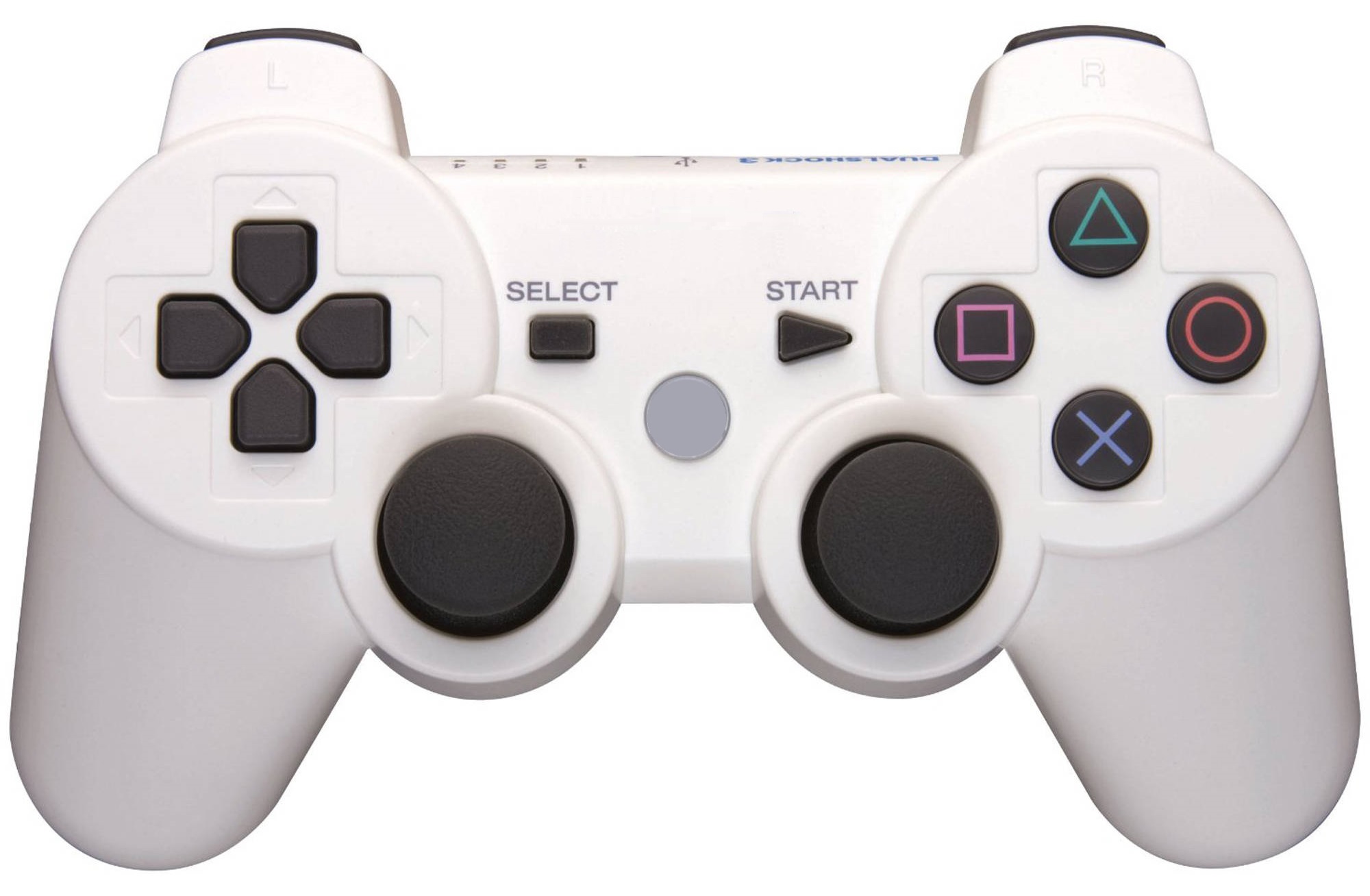 фото Геймпад nn для sony playstation dualshock 3 white nobrand