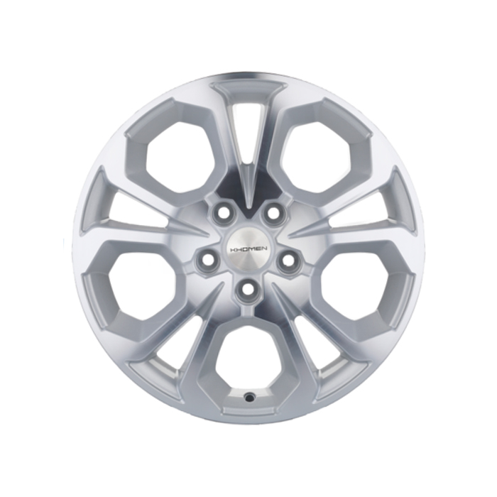 фото Диск khomen wheels v-spoke 711 (17_arkana/kaptur) 6,5x17/5x114,3 ет50 d66,1 f-silver-fp