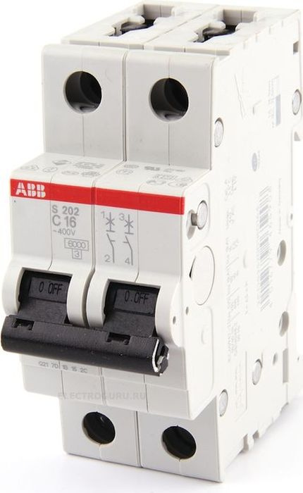 фото Автоматический выключатель abb sh202l 2p 50a (c) 4,5 ka