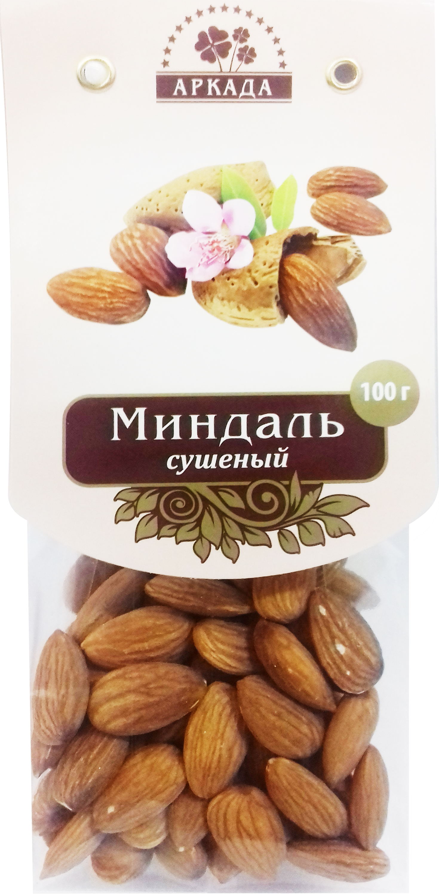 Миндаль Аркада сушеный 100 г