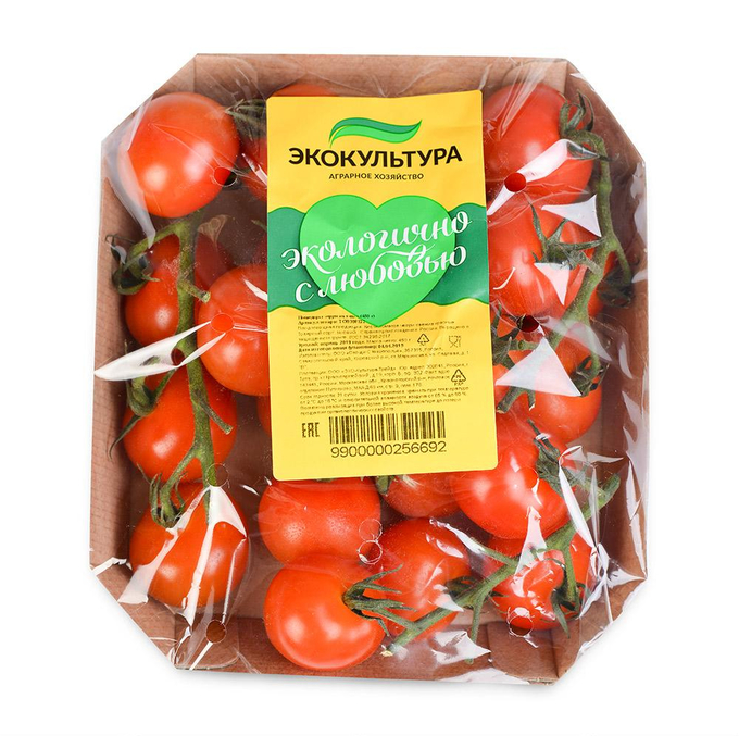 

Томаты Эко культура на ветке черри коктейль 450 г