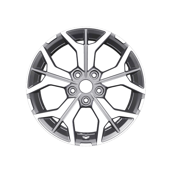 фото Диск khomen wheels y-spoke 715 (zv 17_rav4) 7x17/5x114,3 ет39 d60,1 gray-fp khw102713