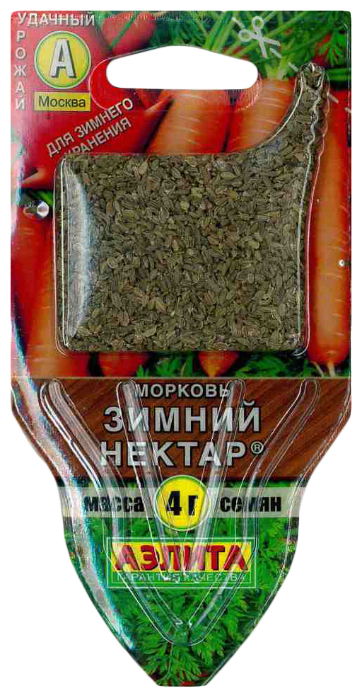 

Семена овощей Аэлита Морковь Зимний нектар 4 г