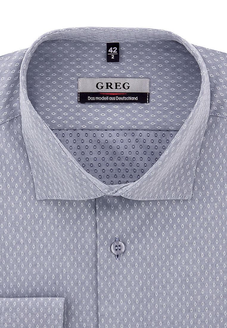 Рубашка мужская Greg 213/139/046/ZV синяя 39