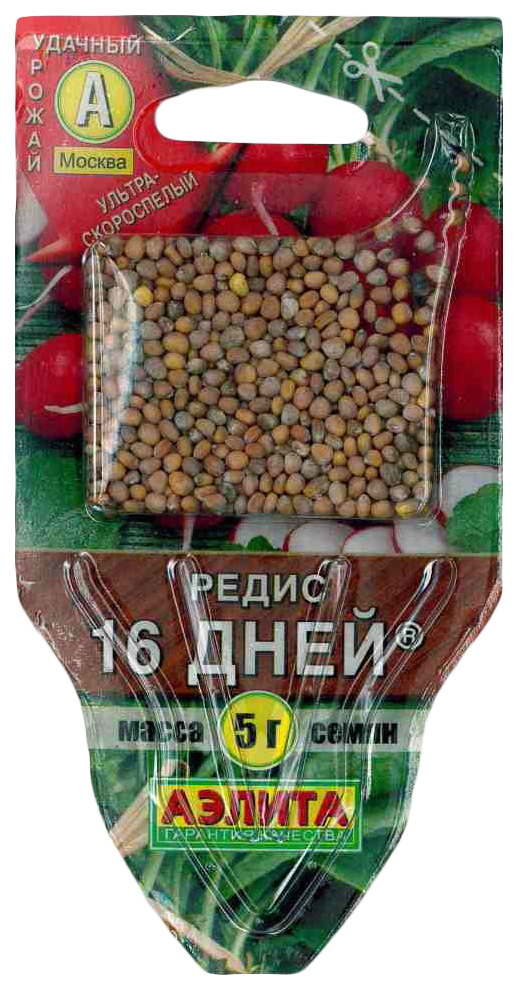 

Семена редис Аэлита 16 дней 00-00586679 1 уп.