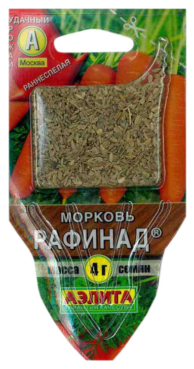 

Семена овощей Аэлита Морковь Рафинад 4 г