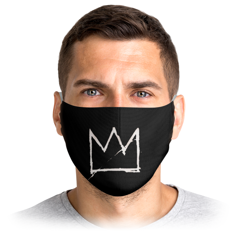 

Многоразовая маска Printio Корона черная M, Корона