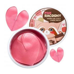 Купить Патчи для глаз и скул Secret Key Pink Racoony Hydro-Gel Eye & Cheek Patch