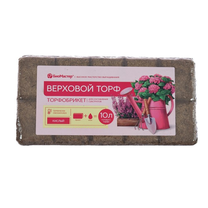 Торф верховой БиоМастер G-BM-53 10 л