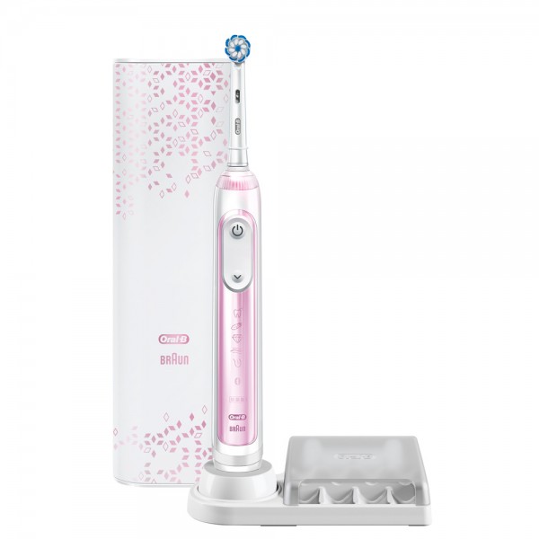 фото Зубная щетка электрическая braun oral-b genius x 20000n (d706.515.6x) pink