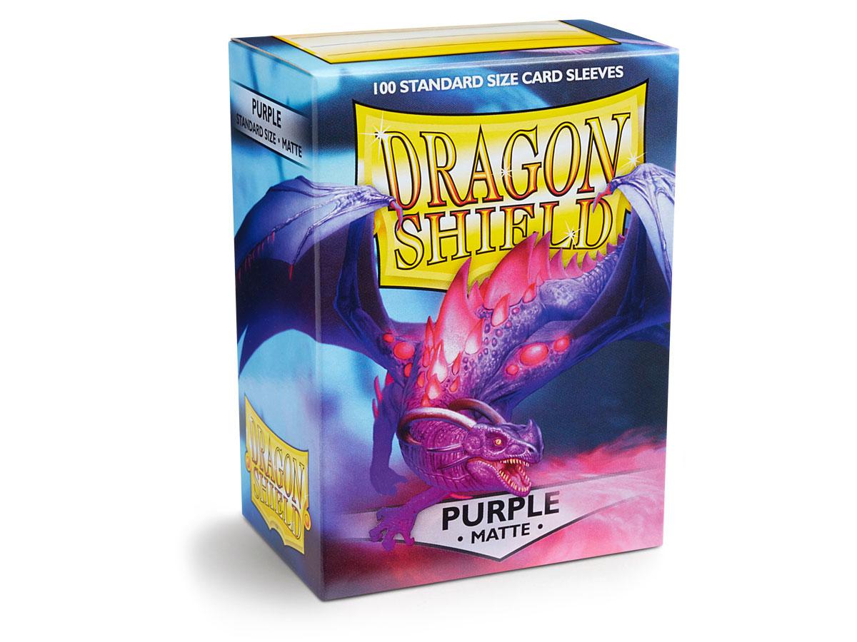 Протекторы Dragon Shield матовые фиолетовые, 100 шт.