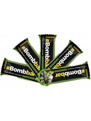 Батончик Bombbar Protein Bar In Chocolate 5 40 г, 5 шт., фисташковая меренга