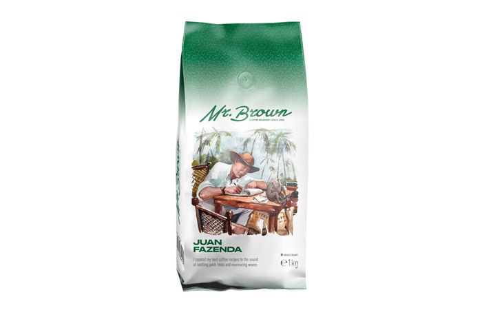 Кофе Mr.Brown Papa Juan Fazenda в зернах 1 кг